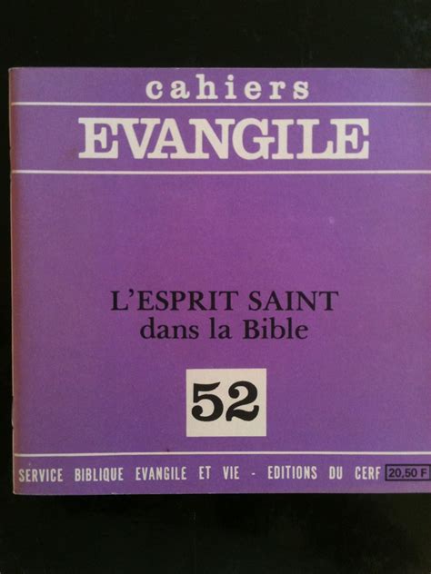 l'esprit saint dans la bible